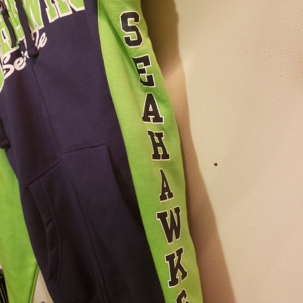 Hands High NFL Seattle Seahawks Front Zip Hooded Sweatshirt Hoodie Size S - Picture 4 of 5